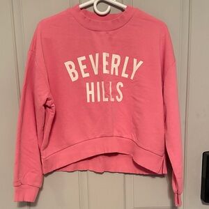 Maurices Pink Crew Neck Sweater